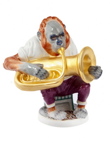 Орангутанг с тромбоном