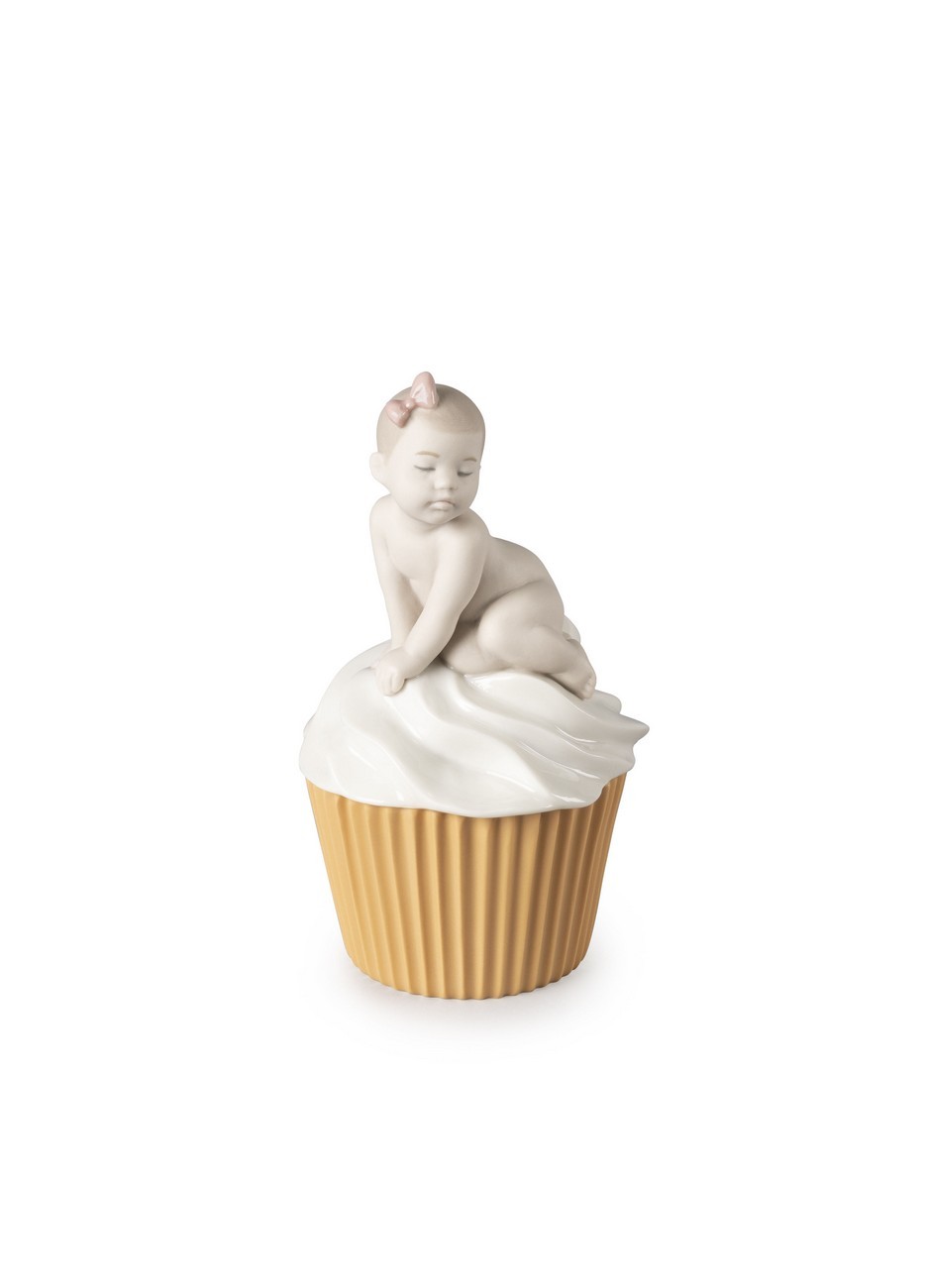 My sweet Cupcake. Girl Figurine