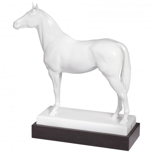 Horse Grande, white, H 28 cm