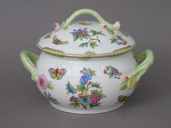 Soup tureen branch knob