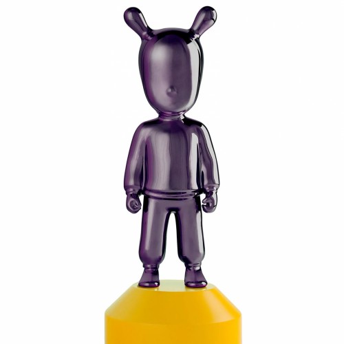 The Guest Little-purple on yellow Figurine. Small Model