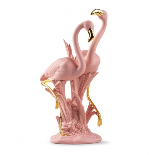The Flamingos Sculpture. Pink