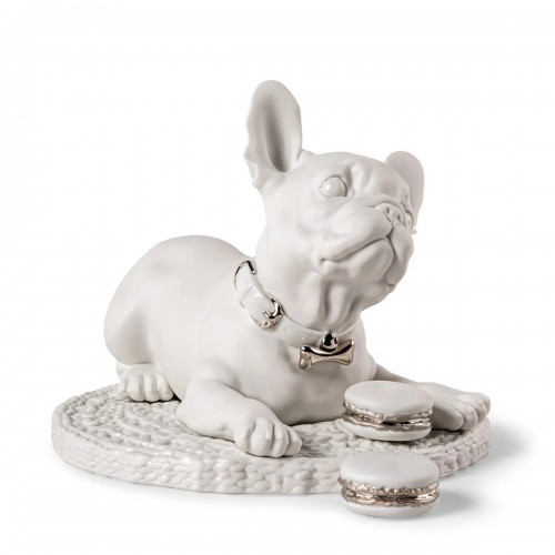 French bulldog with macarons Sculpture. Re-Deco