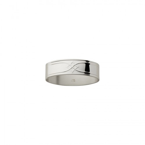 Arcade Table Napkin Ring (925 Sterling Silver)