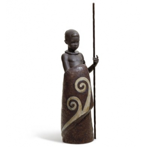 African Boy Figurine