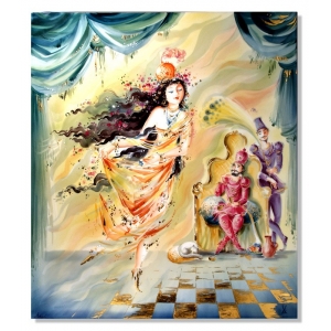 Painting, oriental dances