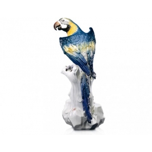 Parrot, colorful painted decoration, H 42 cm