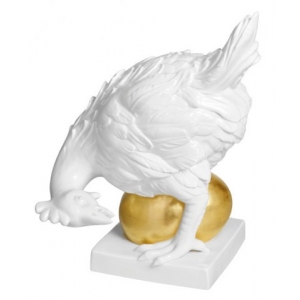  Hen on egg, H 28,5 cm