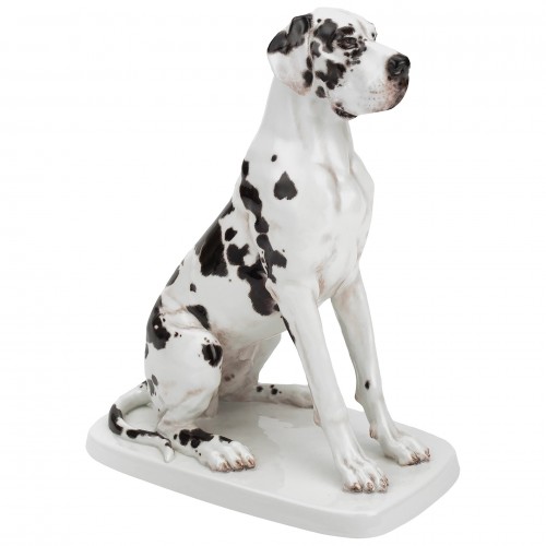 Great Dane, Coloured, without gold, H 25 cm