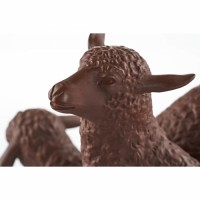 Group of Two Lambs, Boettger Stoneware