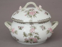 Soup tureen branch knob