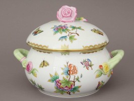 Soup tureen rose knob