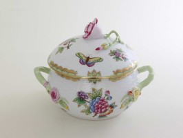 Soup tureen rose knob