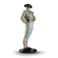 Bullfighter Figurine. Blue. Limited Edition