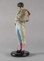 Bullfighter Figurine. Blue. Limited Edition