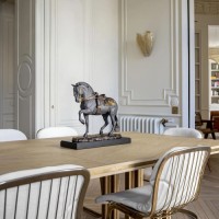 Spanish pure breed Sculpture. Black. Limited Edition