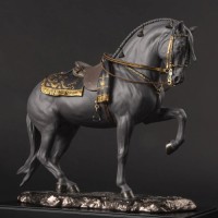 Spanish pure breed Sculpture. Black. Limited Edition
