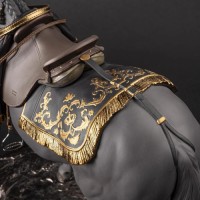 Spanish pure breed Sculpture. Black. Limited Edition