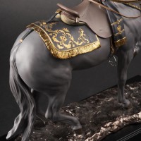 Spanish pure breed Sculpture. Black. Limited Edition