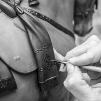 Spanish pure breed Sculpture. Black. Limited Edition