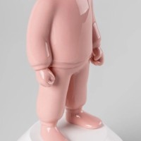 The pink Guest Sculpture. Small model