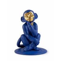 Little monkey (blue-gold). Limited Edition