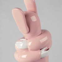 Embraced (Pink) Sculpture