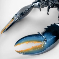 Lobster Sculpture. Blue