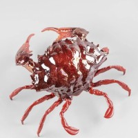 Crab Sculpture. Red