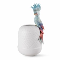 Cockatoo vase