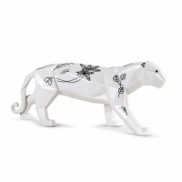 Jungle Panther Black Sculpture