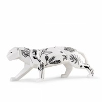 Jungle Panther Black Sculpture