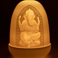 Lord Ganesha & Goddess Lakshmi Dome lamp