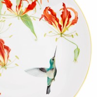 Тарелка «Глориоза и колибри»