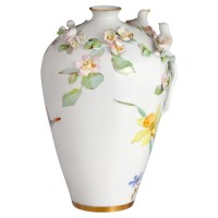 Vase, Springflowers with Butterfly, H 25 cm