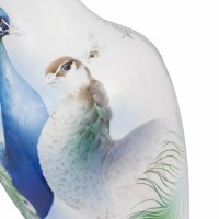 VASE PEACOCK SPLENDOUR