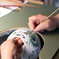 Ваза «Великолепие павлиньего пера»