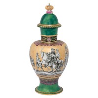 Covered vase with “Augustus the Strong”