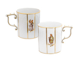 Gotzkowsky relief-design coffee mug with 