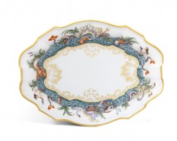 DISH WITH SWANS IN RELIEF