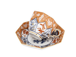 Cup and saucer with 