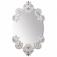 OVAL MIRROR WITHOUT FRAME (WHITE/SILVER)
