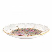 Настенная тарелка «Цветочная фантазия»