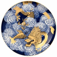 WALL PLATE AUSPICIOUS DRAGON