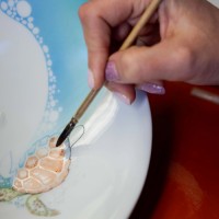 Блюдо в виде ракушки