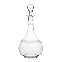 Wine decanter with stopper