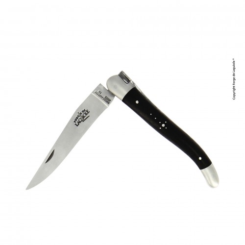 Folding knife, 11 cm, satin finish with stainless steel bolsters